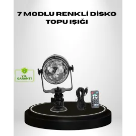 Ritme Duyarlı Led Disko Topu – Renkli Işık Gösterili Parti Lambası