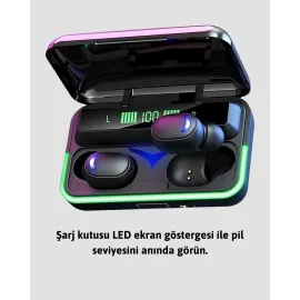 E10 Powerbank Şarjlı Bluetooth 5.1 Kulaklık Spor ve Oyun İçin