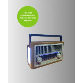 Şarjlı Radyo Hoparlör – İç ve Dış Mekan Uyumlu