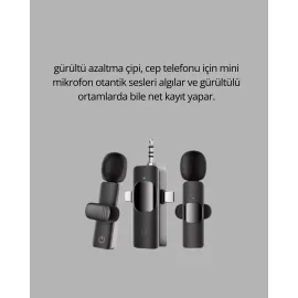 Tak ve Kullan Mikrofon - Gürültü Engelleyici