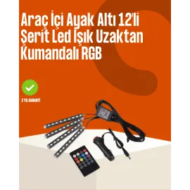 Kumandalı Araç Led Şerit Işıklar