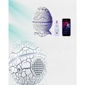 Bluetooth Bağlantılı Dinozor Yıldız Projektör Gece Lambası ve Uyku Yardımcısı