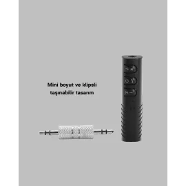Mini Bluetooth Ses Alıcısı 3.5Mm Girişli Kablosuz Müzik Adaptörü
