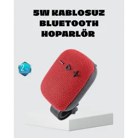 Taşınabilir Kablosuz Hoparlör – 5W Güç, Tws Bağlantı Ve 800Mah Pil