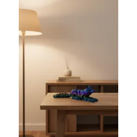 Rainbow Hareketli Kurt Masa Dekoru Esnek Eklem Yapılı