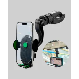 Dikiz Aynasına Takılan Telefon Tutucu Ayarlanabilir Çok Yönlü Araç Aksesuarı