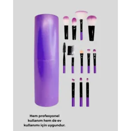 12 Parça Makyaj Fırça Seti – Profesyonel Ve Günlük Kullanıma Uygun