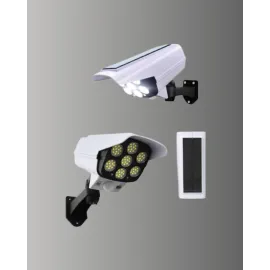 PVC+PC Malzemeli, 2'si 1 Arada Güvenlik Lambası – Ayarlanabilir Başlık ve Panel Açısı