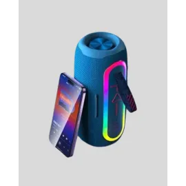 Mini Mavi Bluetooth Hoparlör Şık Görünüm Ve Taşınabilir Güçlü Ses