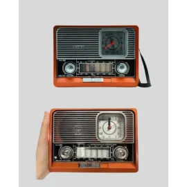 Dekoratif Vintage Radyo – Klasik Görünüm, Modern Fonksiyon Ve Uzun Ömürlü Kullanım