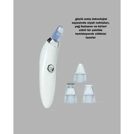 Dermaroller Ve Vakumlu Siyah Nokta Temizleme Cihazı 2’Li Cilt Bakım Seti