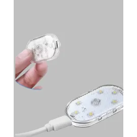 USB Şarjlı Çok Renkli Dokunmatik LED Gece Lambası