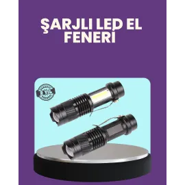 Suya Dayanıklı 4 Modlu Mini Led El Feneri