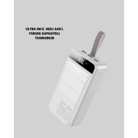 22.5W PD Destekli Taşınabilir Şarj Cihazı Çoklu Çıkışlı Model Powerbank