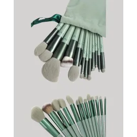 13'lü Fiber Kıllı Yumuşak Makyaj Fırçası Seti Taşınabilir ve Ergonomik Tasarım