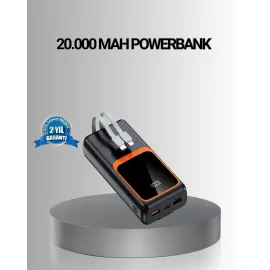Powerbank 20000 Mah Yüksek Kapasiteli Ve 22.5W Hızlı Şarj Destekli