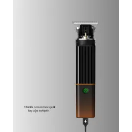 Erkekler İçin Şarjlı 3’Ü 1 Arada Trimmer Seti – Güçlü Motor, Sessiz Çalışma