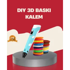 Çocuklar İçin Güvenli 3D Yazıcı Kalem