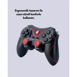 Kablosuz Bluetooth Gamepad PC Android TV Uyumlu Oyun Kumandası