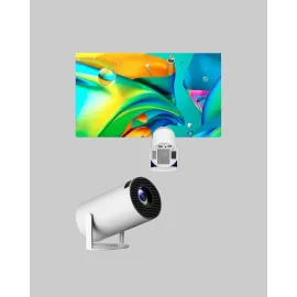 Ev Sineması Projeksiyon Cihazı – 160 ANSI Lümen, 4K Uyumlu ve Kablosuz Görüntü Aktarımı