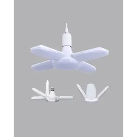 Katlanabilir 4 Kollu Led Ampül 60 Watt 6000 Lumen Beyaz Işık