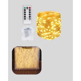 Romantik Ambiyans İçin Uzaktan Kumandalı Günışığı Peri Led