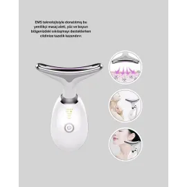 Yüz Ve Boyun İçin Led Işık Terapili Bakım Cihazı