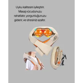 4D Yoğurma Teknolojili Masaj Cihazı-Boyun Omuz Için Uygun