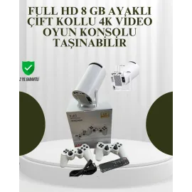 Portatif 4K Projeksiyon – 4.000 Uygulama, Kablosuz Yansıtma ve Bluetooth 5.0