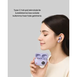 Yxg10 Kablosuz Kulaklık – Bluetooth 5.4, Dokunmatik, Led Ekranlı Şarj Kutusu