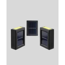 Solar Güçlü 6 LED Dış Mekan Lambası – Otomatik Aç/Kapa Işık Sensörlü Aydınlatma