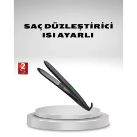 Isı Ayarlı Saç Düzleştirici Titanyum Seramik Plaka, Dijital Ekran