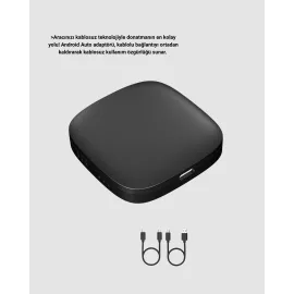 Android Auto Kablosuz Adaptör Bluetooth 5.0 Ve 5.8Ghz Wifi Destekli