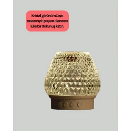 Dokunmatik Işıklı Kablosuz Bluetooth Hoparlör 5W