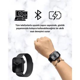 Akıllı Saat Sq-16 Mini Series 10 | Unisex Tasarım, Sağlık Ve Spor Takibi