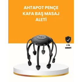 Saç Derisi Masaj Aleti 8 Bağımsız Kol 3 Modlu Derin Rahatlama