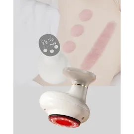 3’ü 1 Arada Şarjlı Masaj Cihazı Kupa Terapisi Sıcak Kompres Gua Sha