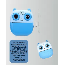 Termal Yazıcılı Dijital Kamera – Usb Şarjlı, Hd Video Destekli
