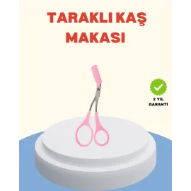 Profesyonel Taraklı Kaş Makası – Evde Ve Salon Kullanımına Uygun