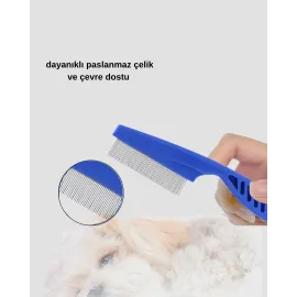 4’lü Evcil Hayvan Tüy Temizleme Seti – Paslanmaz Çelik,Plastik, Pratik ve Hijyenik Bakım