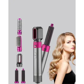 5’i 1 Arada Saç Şekillendirme Seti Negatif İyon Teknolojili ve Hızlı Kurutmalı