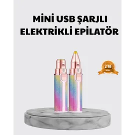 Mini Yüz ve Kaş Epilatörü – 8000 RPM Güçlü Motor ve Paslanmaz Çelik Başlık