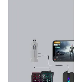 5’i 1 Arada Mobil Oyun Seti Bluetooth 5.3 Klavye Mouse Dönüştürücü Gaming Kit