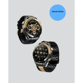 Amoled Akıllı Saat Manyetik Şarj Gps Destekli Spor Ve Günlük Kullanım