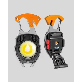 Çok İşlevli Usb Şarjlı Anahtarlık Fener