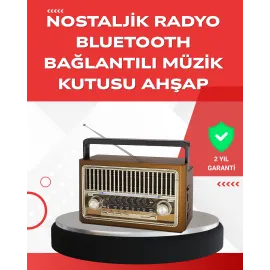 USB ve Hafıza Kart Girişli Radyo Hoparlör