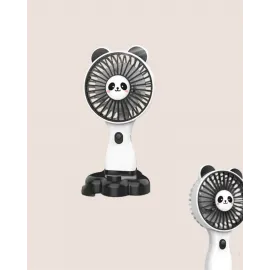 Hayvan Figürlü Mini El Fanı – USB Şarjlı Sessiz Vantilatör