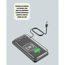 C9 Manyetik Kablosuz Şarj Ped
