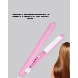 Seyahat Tipi Mini Saç Düzleştirici – Seramik Kaplama, Hızlı Isınma, Kompakt Tasarım