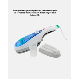 Mini Buharlı Seyahat Ütüsü – Hızlı Isınan, Koku Giderici, Her Kumaşa Uygun Taşınabilir Ütü